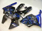 Kawasaki NINJA ZX9R 1994-1997 ABS Fairing - Flame - Black Blue - MFS3900